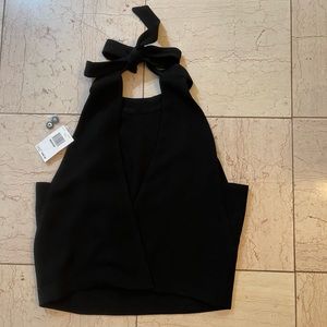 NEW with tags JOA black halter top